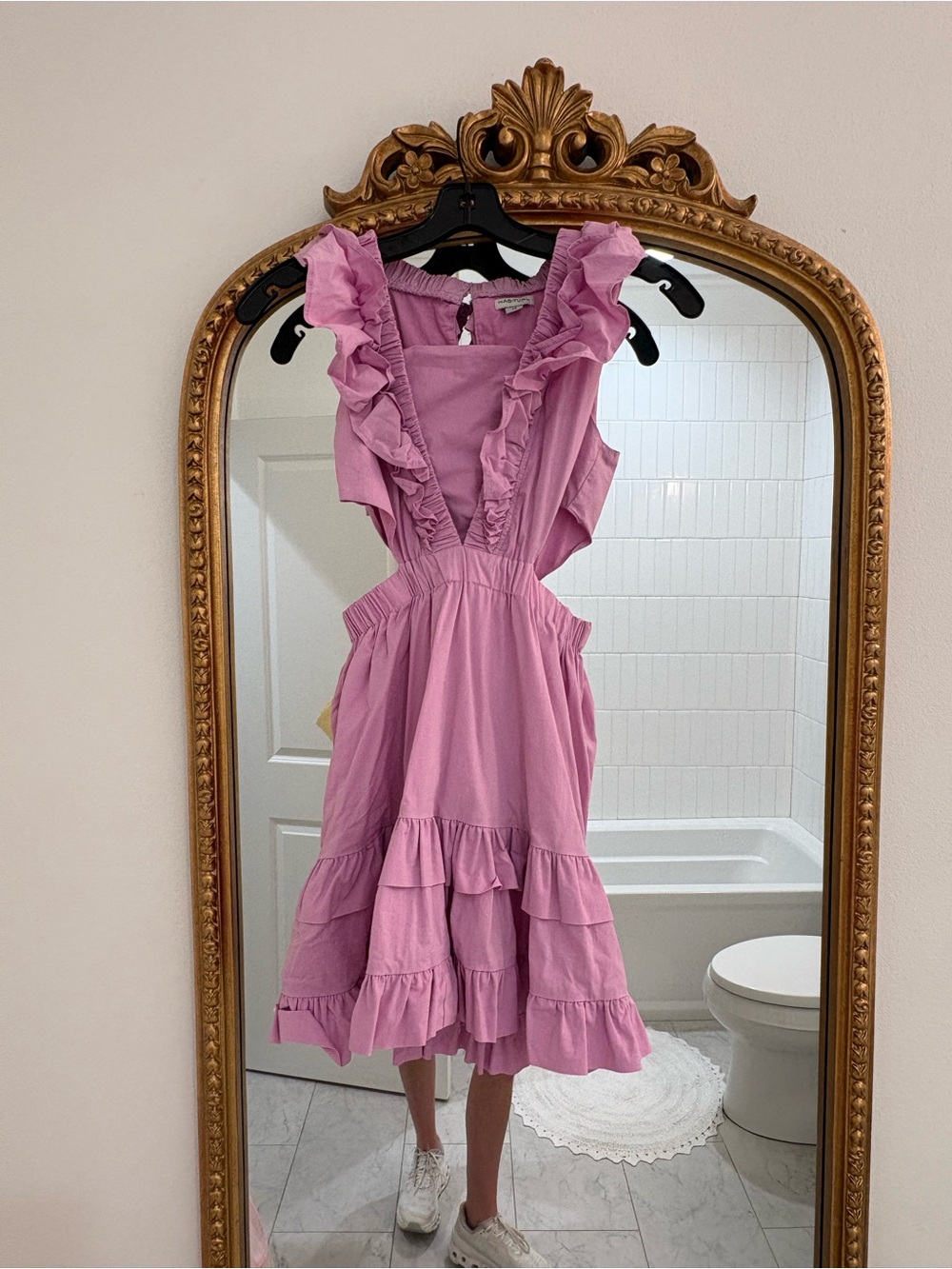 Dillards purple open cute dress!!